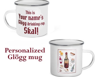 Glogg Custom Drinking Enamel Mug