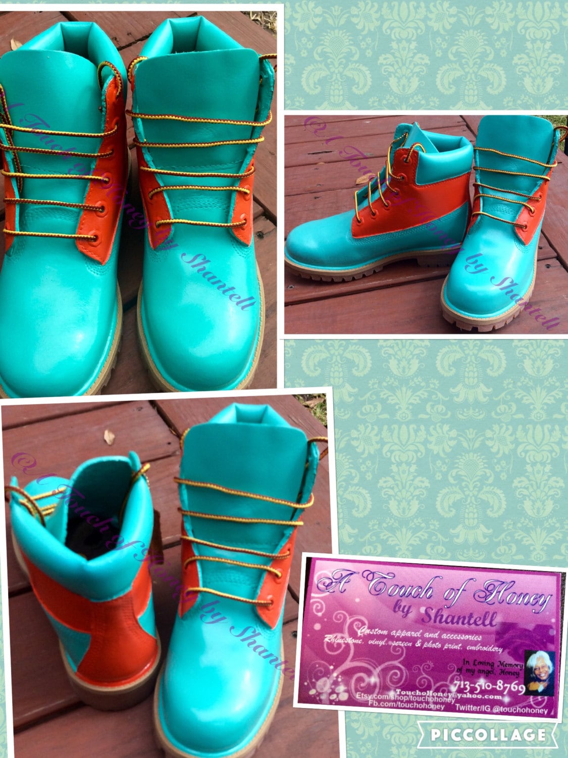 custom painted timberland boots