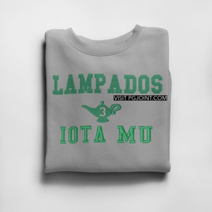 Embroidered Lampados Sweatshirt or Hoodie