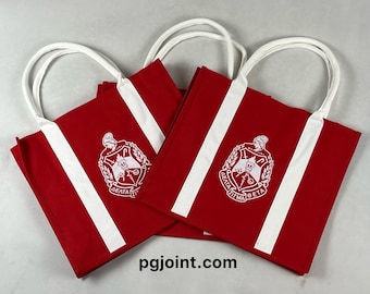 Delta Sigma Theta Canvas tote bag Licensed Vendor