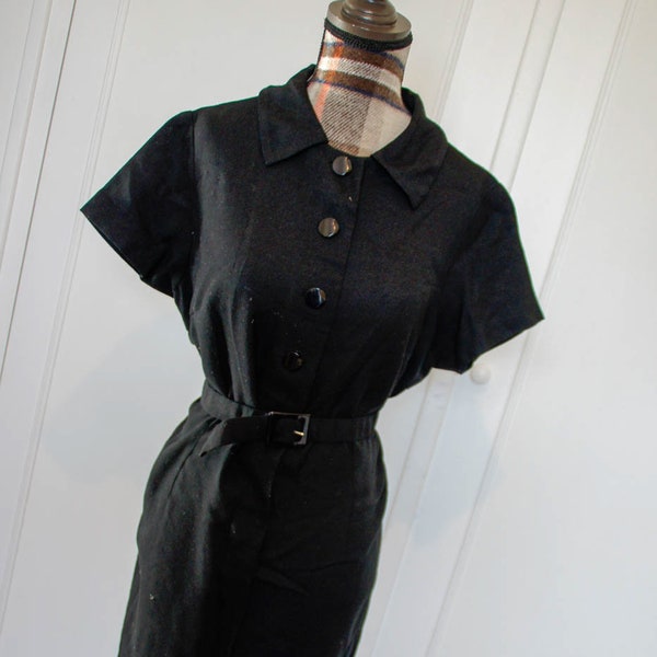 Robe noire style vintage 60's 70's