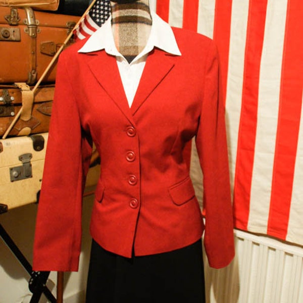 Veste tailleur style 1940 vintage