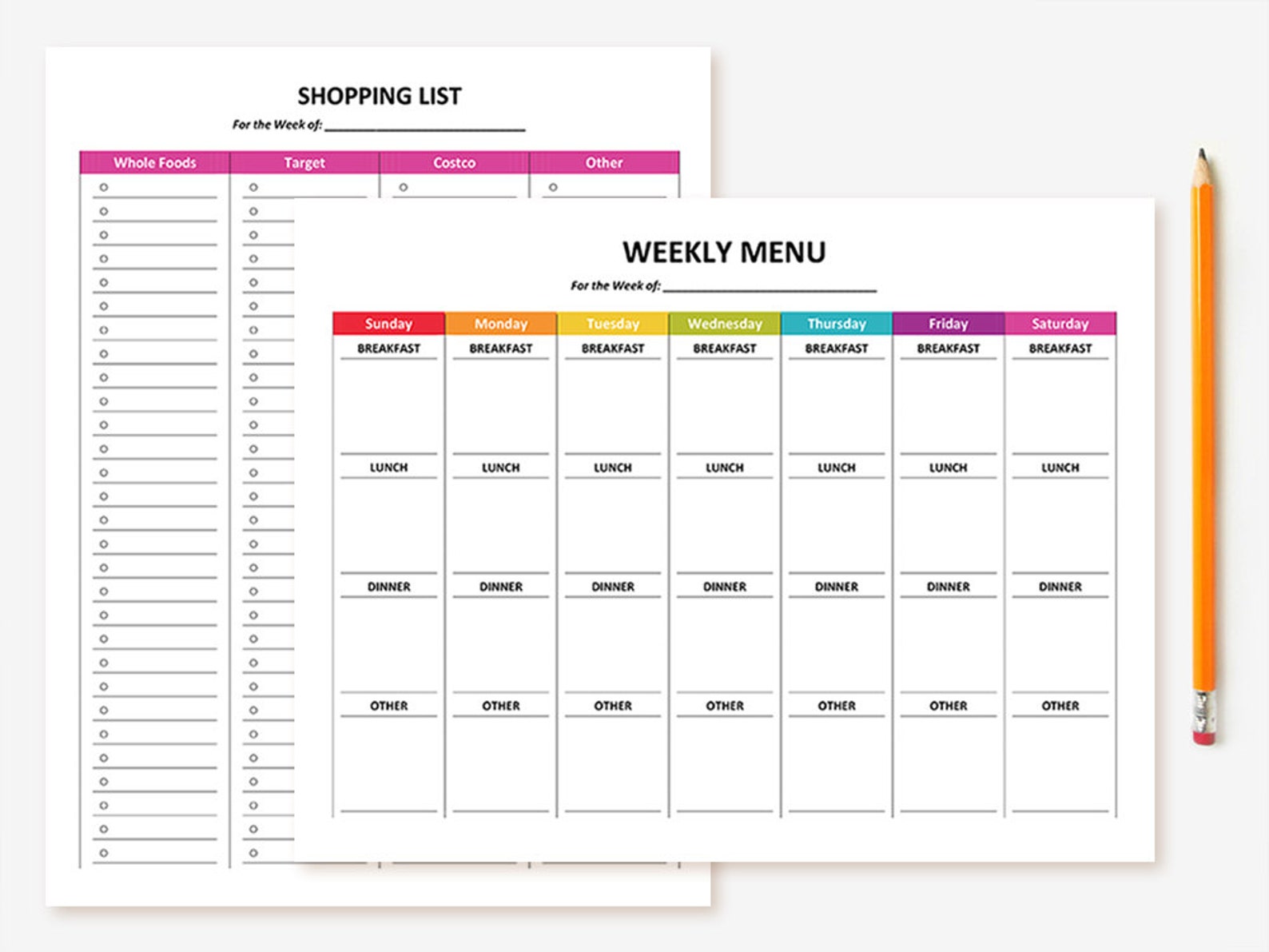 Complete Printable Housekeeping Set Editable Home - Etsy