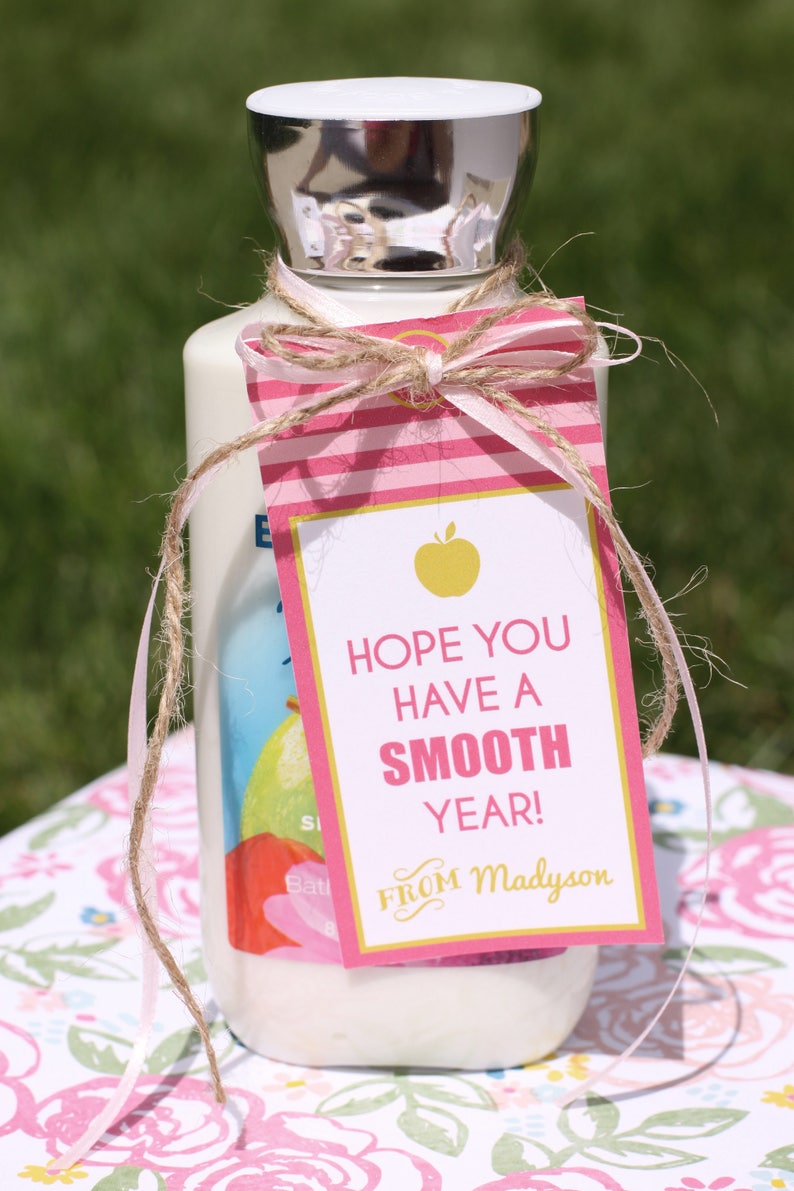 Teacher Lotion Bottle Gift Tag Teacher Gift Tags Teacher | Etsy
