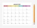 Printable 2022 Monthly Calendars - EDITABLE 