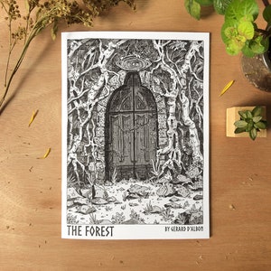 The Forest (Indie Comic Risograph Zine - Riso Art Print - Sticker)