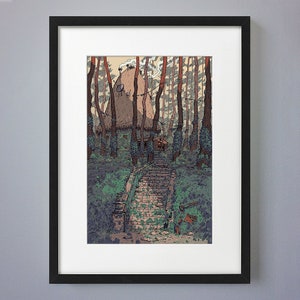 Corporia II (Nature Art Prints - Environment Illustrations - Landscape Drawings - Fantasy Art)