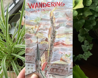 Wandering Travel Zine, Europe Backpacking Sketchbook, Art Print Included