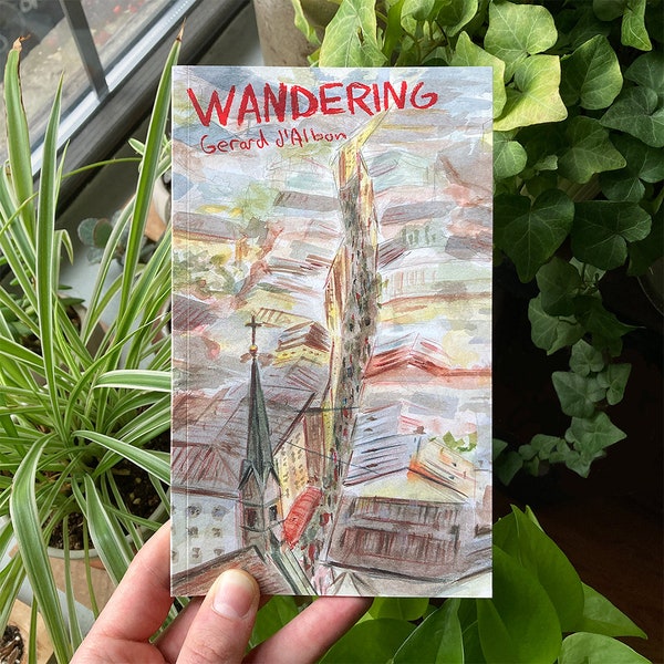 Wandering (Sketchbook Travel Zine, Europe Backpacking Zine, Moleskin Sketchbook Zine, Nature Location Drawing)