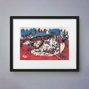 Earth Faded (Risograph Prints - Sci-Fi Illustrations)