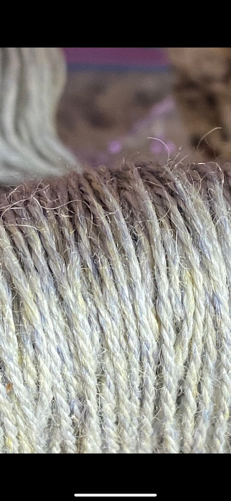 Alpaca with Midnight Blue & Yellow Mulberry Silks Fingering Yarn image 5
