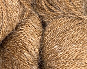 Copper Alpaca Angora Bunny Silk Fingering Yarn - Luxury