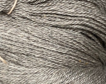 Silver Grey Alpaca Silk Bunny Cashmere - Fingering Yarn