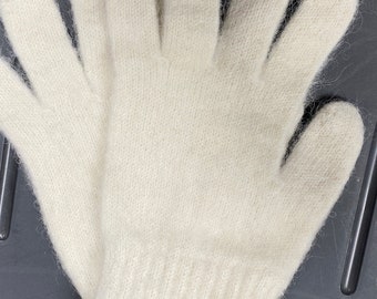 Alpaca Gloves - White