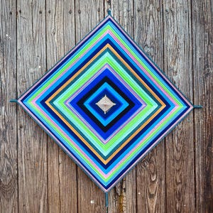 Ojo de Dios/God’s Eye-Various Colours        (35” x 35”)