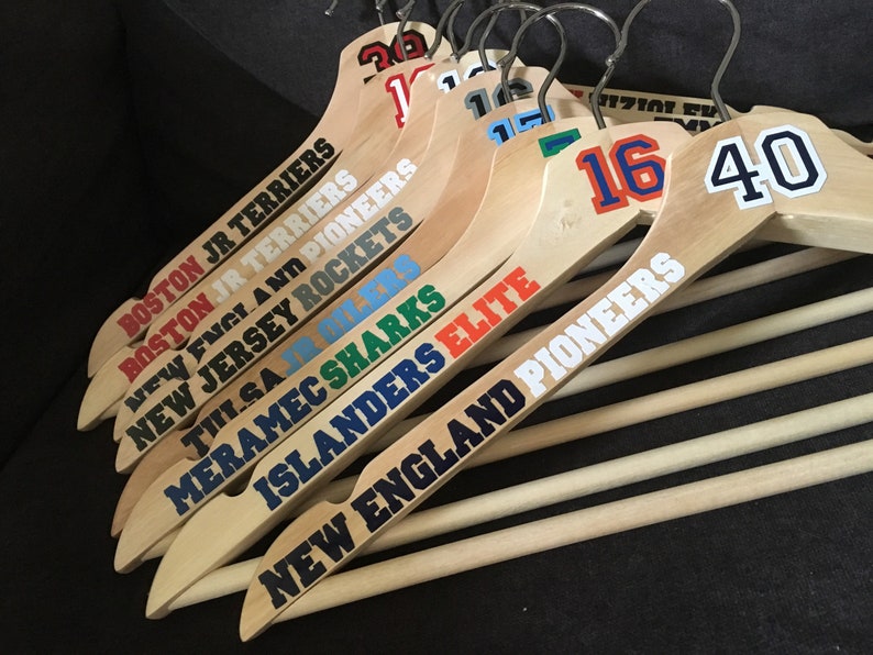 Hockey Jersey Hangers Etsy