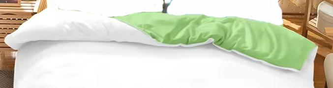 GETIYA Biancheria Da Letto Floreale Verde 135x200 Cm - Copripiumino In Microfibra Con Cerniera E Federa 80x80, Morbida E Traspirante