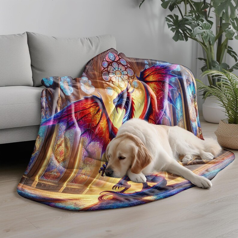 dragon church blanket