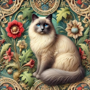 Vintage Cat Blanket Etsy