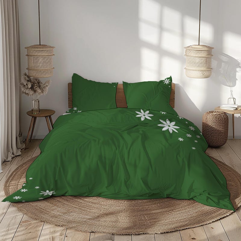 Modern Minimalist Solid Color Cotton Bedding Set