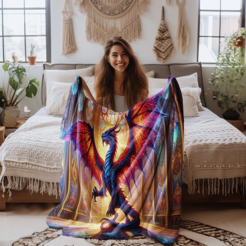 dragon church blanket