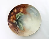 Haviland Limoges Hand Painted Porcelain Decorative Plate - Autumn Fall Home Decor