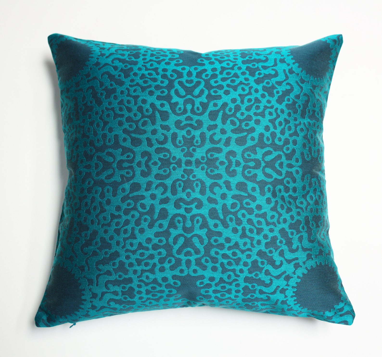 Outdoor Pillow Cover Teal Pillow Cover Teal Pillow Maharam Etsy