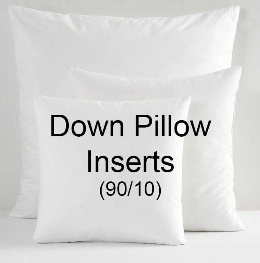 Down Pillow Inserts, 90/10 Pillow Inserts, 19x19 Down Inserts, 13x21