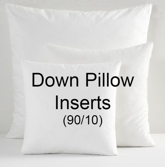 Down Pillow Inserts 90 10 Pillow Inserts 19x19 Down Etsy