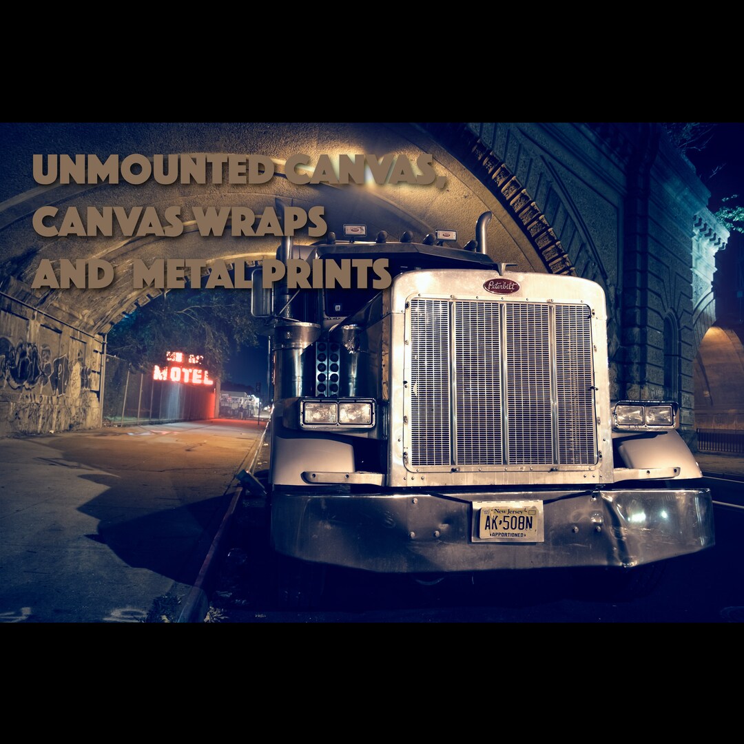 20x30 In, Paper,metal,canvas Print,peterbilt Truck Poster ,classic