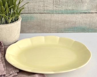 MidCentury Petalware Platter – WS George, Canary Yellow