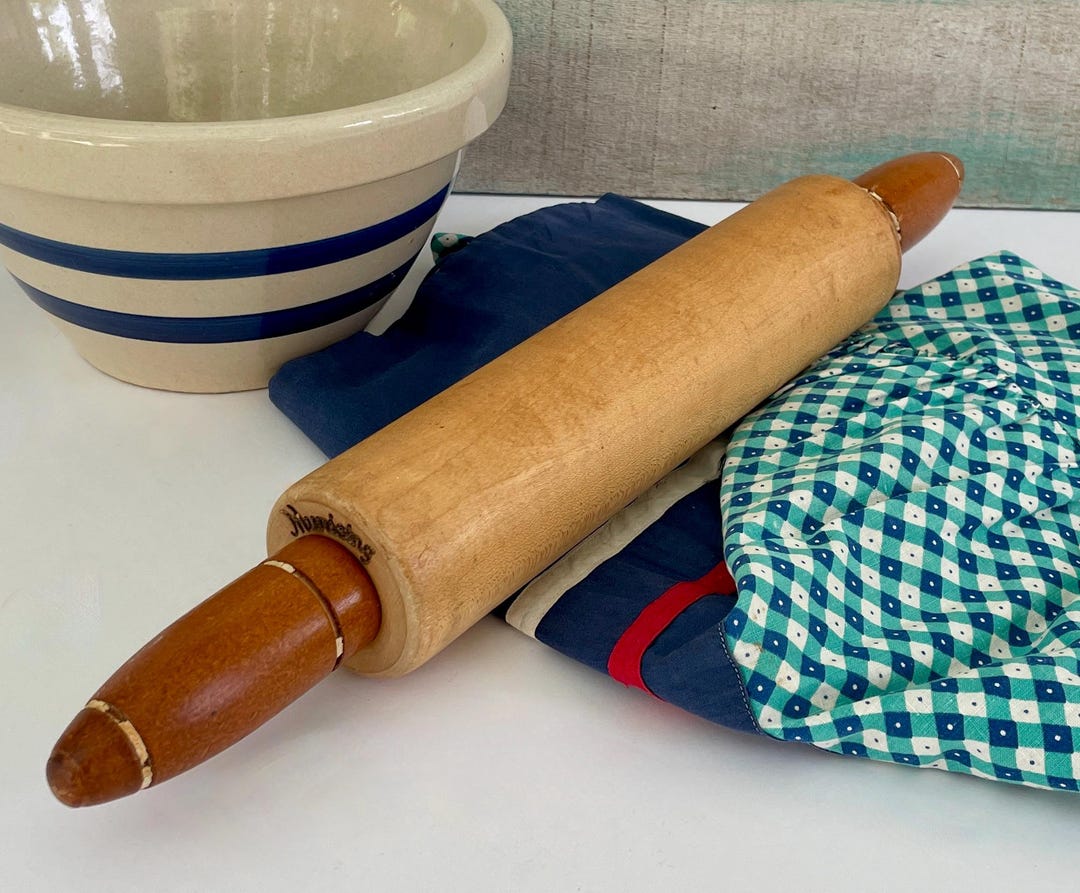 Maple Rolling Pin Vintage 1940s Maple Rolling Pin: Munising Michigan - Etsy