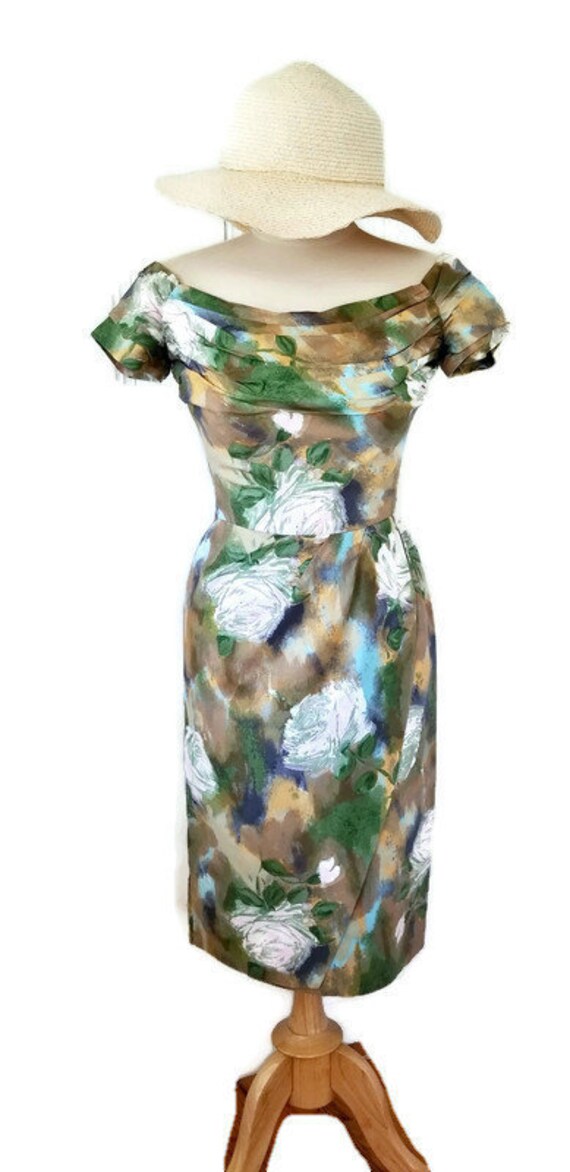 vintage Ceil Chapman wiggle dress