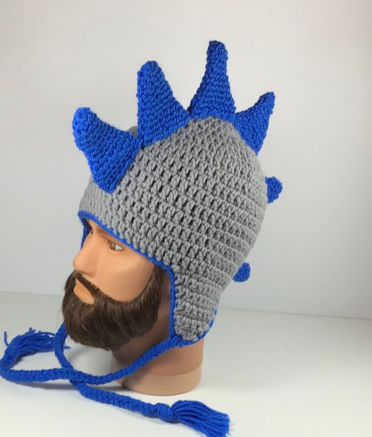 Dinosaur Hat Beanie Toque Handmade 
