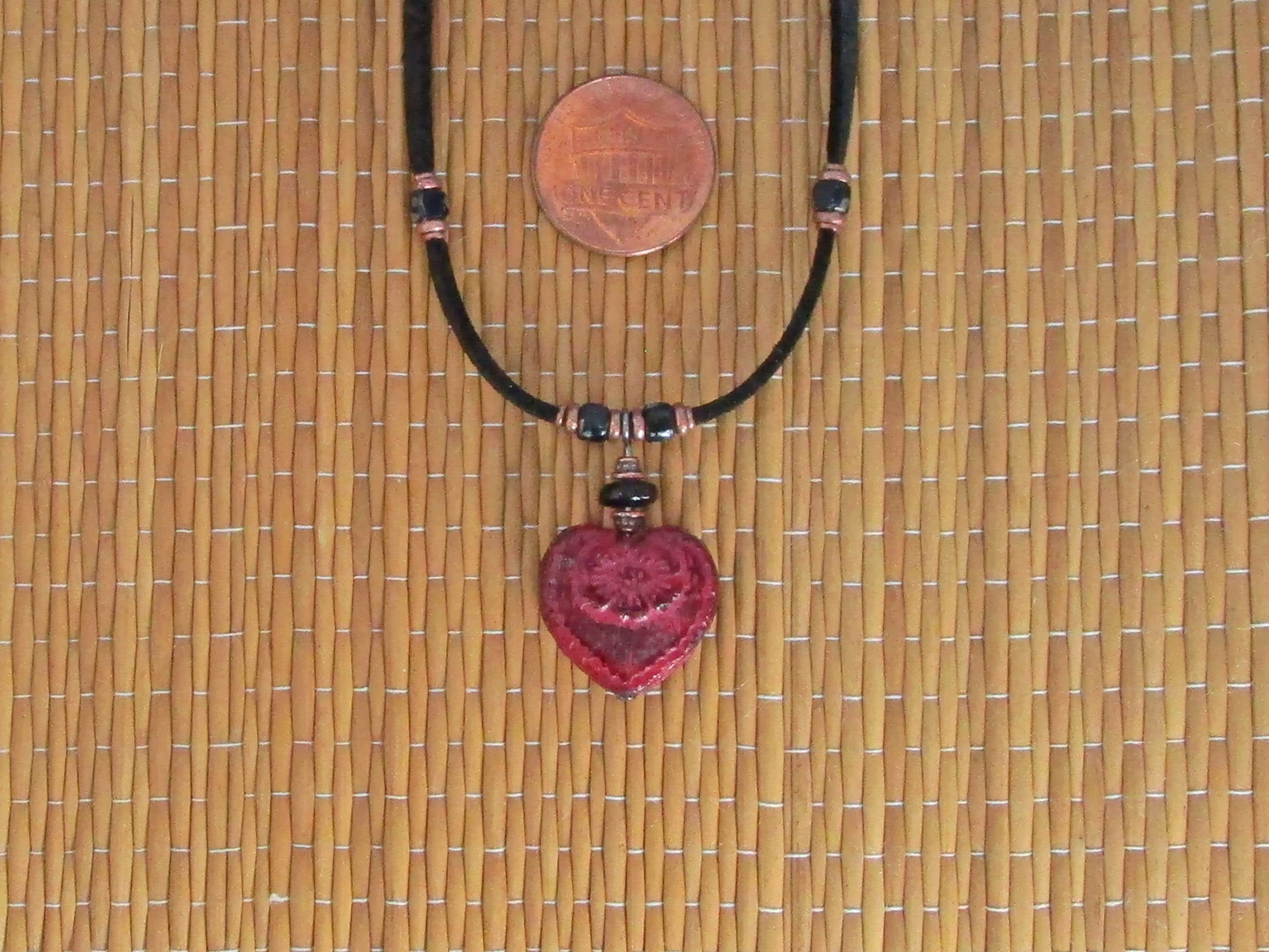 EverGlimp Collana girocollo da donna, realizzata a mano, in