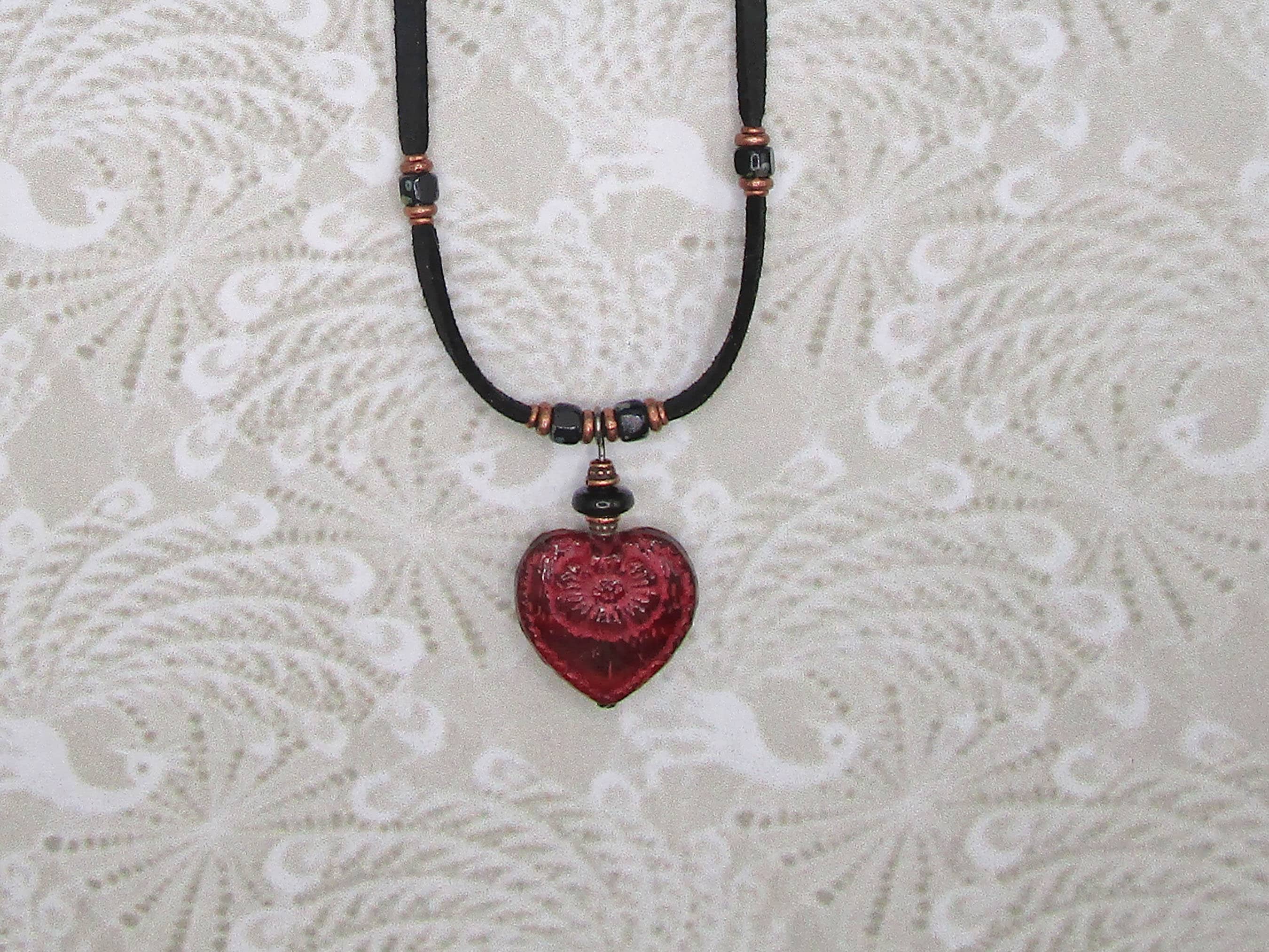 Collana Girocollo A Triplo Strato In Pelle Vegana E Catena, Regolabile, Fatta A Mano, Nero/rosa, Senza Nichel