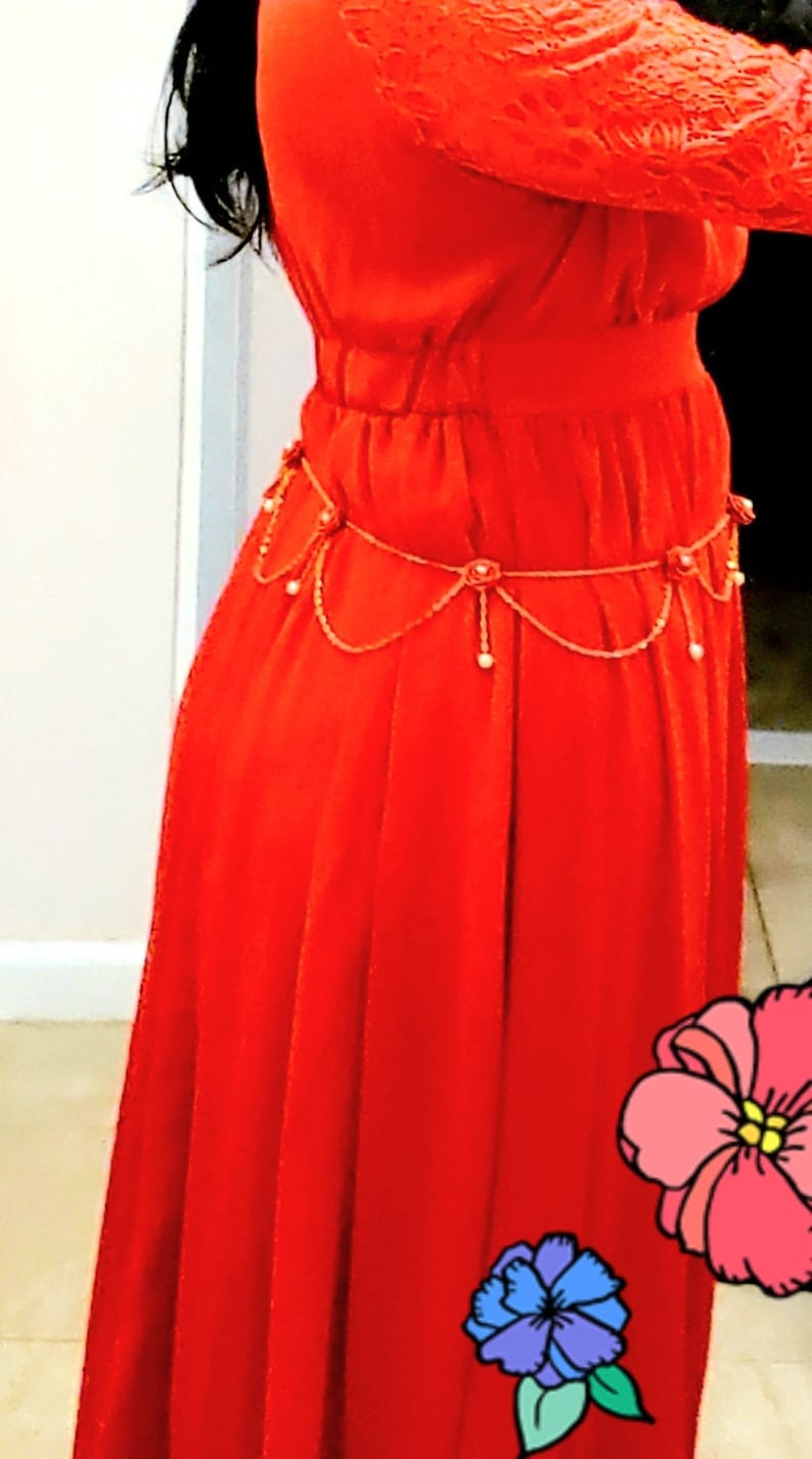 Indian Wedding waist chain belt Indian bridal belt haldi jewelry haldi flower belt Indian kamarband chain flower waist belt
