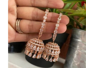 Bali jhumki earrings, silver or gold