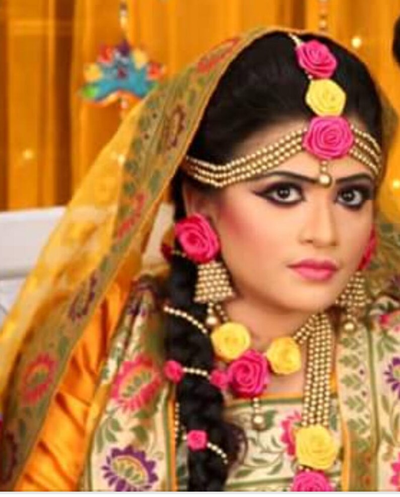 Gaye holud jewelry set gaye holud ornamentsindian bridal Etsy