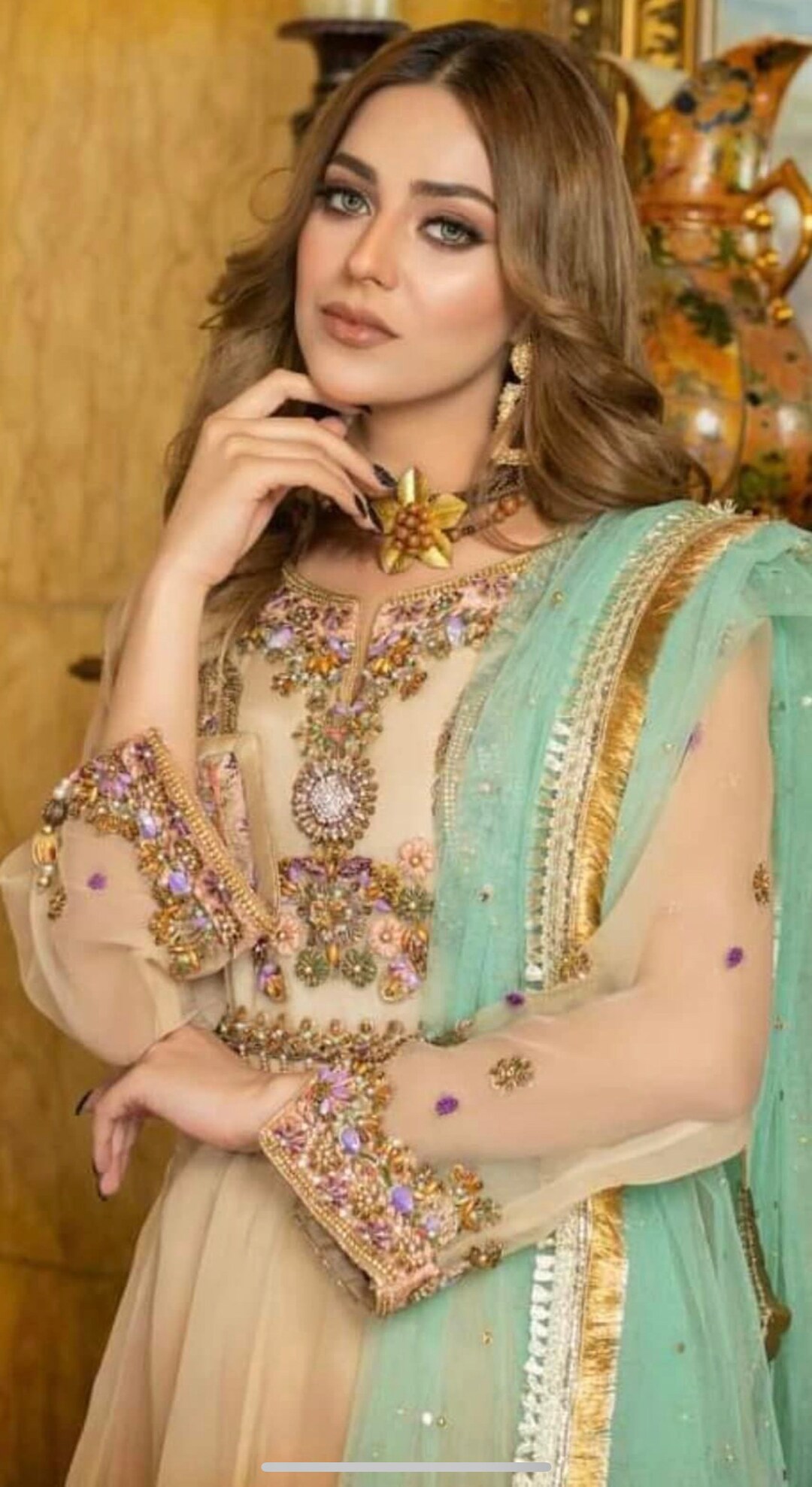 PINKKART Indiano/Pakiatni Musulmano Bollywood Vestito per le Donne Eid PINKKART Indiano/Pakiatni Musulmano Bollywood Vestito per le Donne Eid