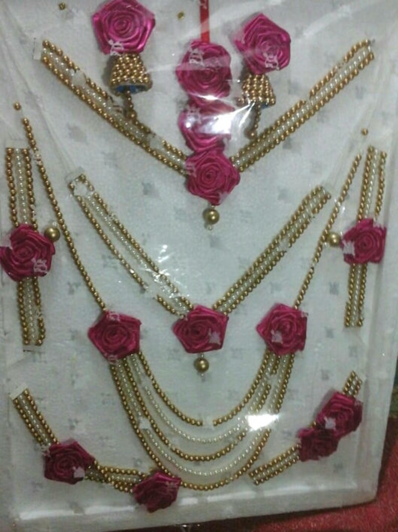 Gaye holud jewelry set gaye holud ornamentsindian bridal Etsy