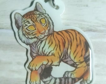 Eingestellt (SALE) Niedliche Tiger Handyanhänger