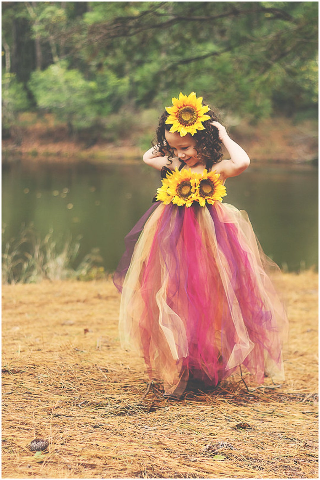 Fall Sunflower Tutu Dress Newborn to 4T Sizes Etsy