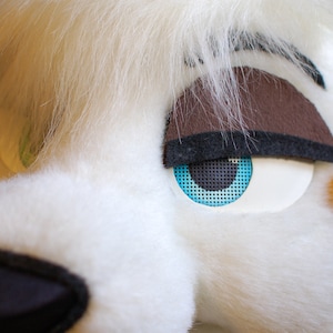 Klett Fursuit Augenlider (flexibel/für 2D Augen)