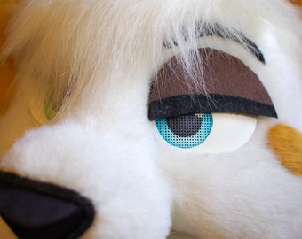 Velcro Fursuit Eyelids (flexible/for 2D eyes)