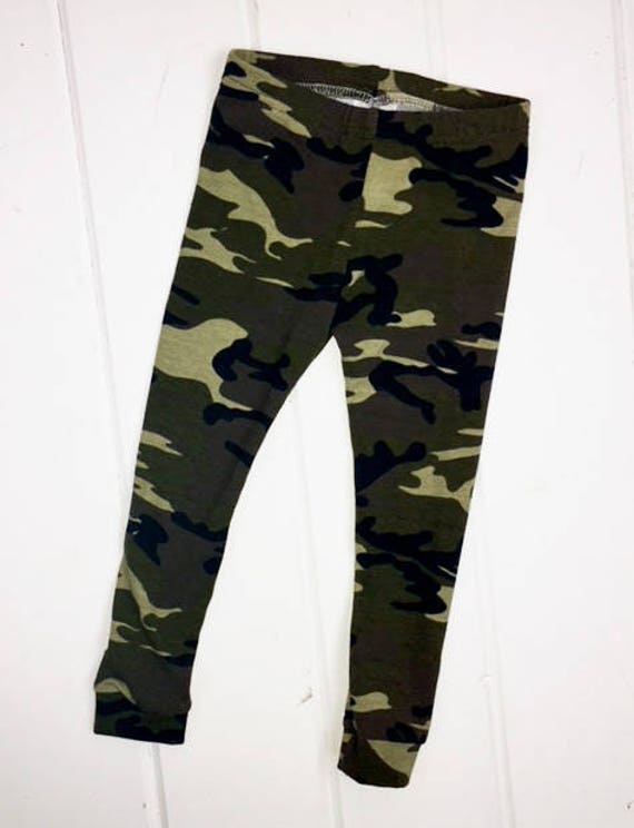baby girl camo leggings