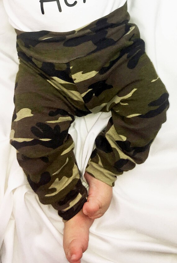 baby camo leggings