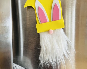 Easter Craft Kit for Kids - Easter Bunny Gnome Magnet - Easter Basket Filler