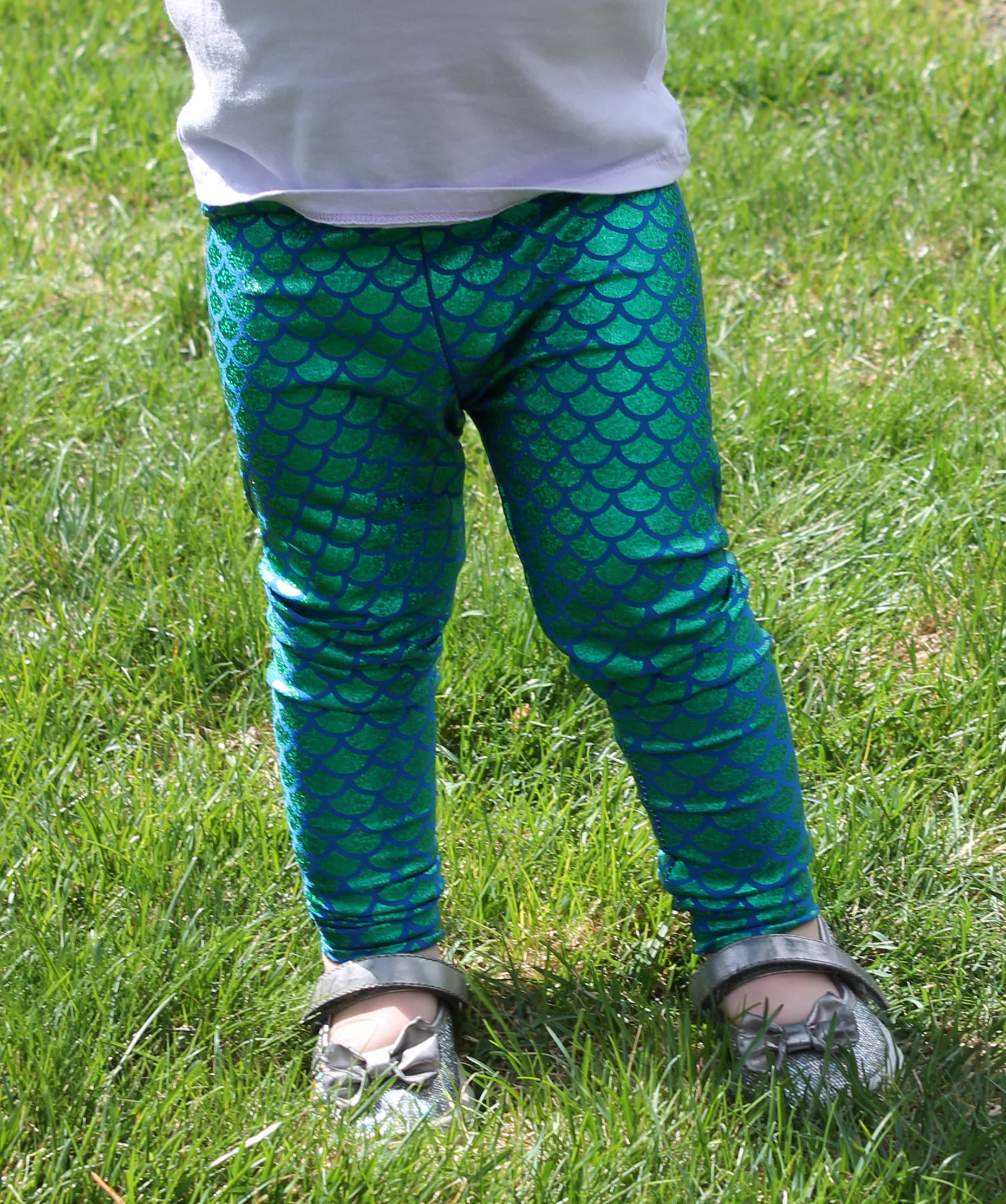 Little Mermaid Leggings Mermaid Mermaid Leggings Girls Etsy