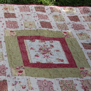 Quilt Patterns PDF Easy Quilt Patterns for Beginners Ruby Quilt Pattern Vintage Medallion Quilt Pattern Farmhouse Quilts Digital Pattern, image 3